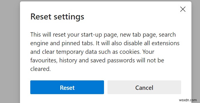 삭제된 즐겨찾기가 Windows 10의 Microsoft Edge에 계속 나타납니다. 