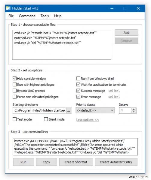 Windows 11/10에서 백그라운드에서 자동으로 배치 파일을 실행하는 방법 