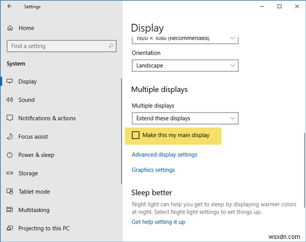 Windows 11/10에서 바탕 화면 아이콘이 기본 모니터에서 보조 모니터로 이동됨 