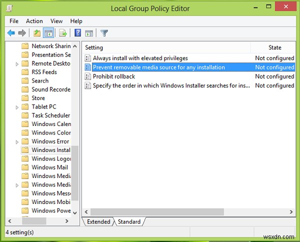 Windows 11/10의 이동식 미디어 소스에서 프로그램 설치 방지 