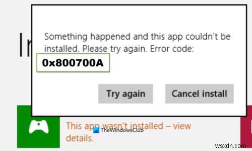 Windows 10에서 Microsoft Store 오류 0x800700AA 수정 