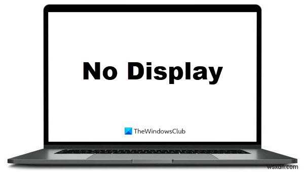 Windows 11/10 PC가 켜지지만 디스플레이 또는 경고음이 들리지 않음 