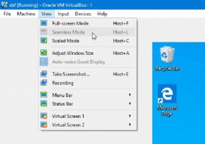 VirtualBox 심리스 모드가 비활성화되거나 작동하지 않을 때 해결 방법