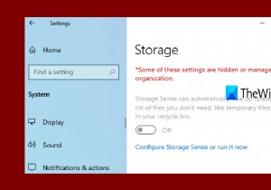 Windows 11/10에서 저장소 감지를 비활성화하는 방법 