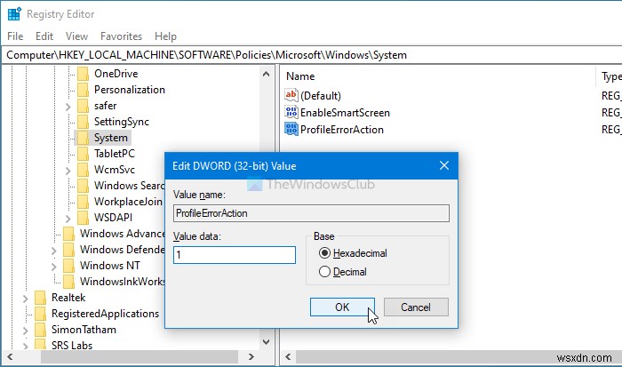 Windows 10에서 임시 프로필로 사용자를 로그온하지 마십시오. 