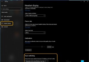 Windows 10에서 데스크톱 및 Windows 혼합 현실 입력 전환을 변경하는 방법 