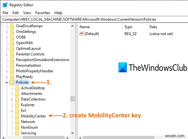 Windows 10에서 Windows 모바일 센터를 비활성화하는 방법 