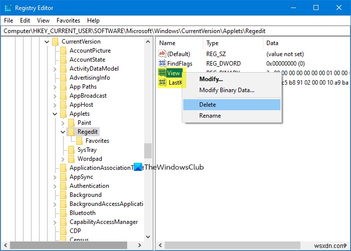 Windows 11/10에서 REGEDIT를 기본값으로 재설정하는 방법 