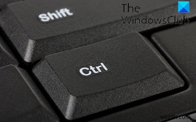 Windows 11/10에서 Ctrl 키가 작동하지 않는 문제를 해결하는 방법 
