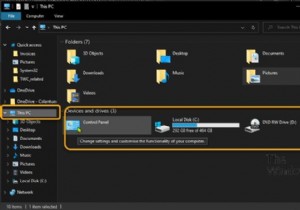 Windows 11/10 파일 탐색기에 제어판 추가하는 방법 총정리