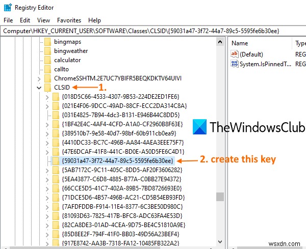 Windows 10 파일 탐색기의 탐색 창에 사용자 프로필 폴더를 추가하는 방법 