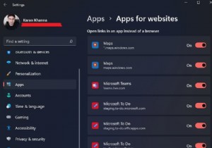웹사이트용 앱을 사용하면 Windows 11/10에서 앱 또는 브라우저로 웹사이트를 열 수 있습니다. 