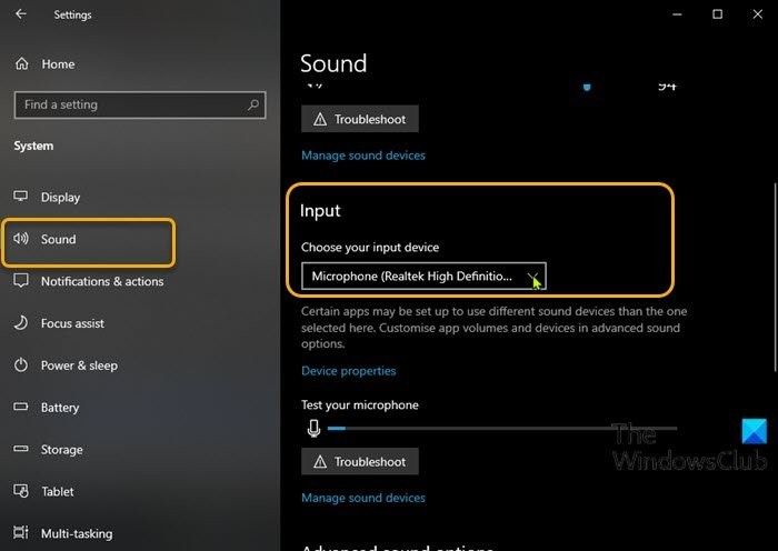 Windows 11/10에서 기본 사운드 입력 장치를 변경하는 방법 