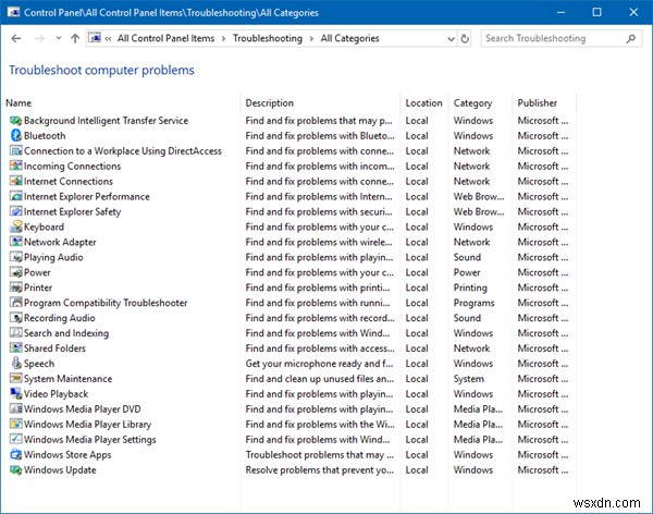 Windows 11/10에서 문제 해결사를 실행하여 문제를 해결하는 방법 