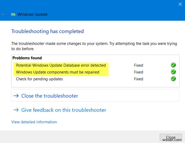 Windows 업데이트가 0x8007001f – 0x20006 오류와 함께 계속 실패함 