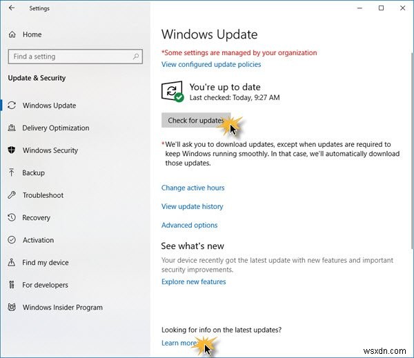 Windows 11/10에서 업데이트를 확인하는 방법 