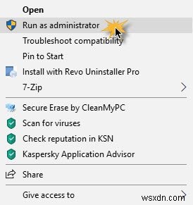 Windows 11/10에서 관리자 권한으로 실행 옵션이 작동하지 않거나 누락됨 