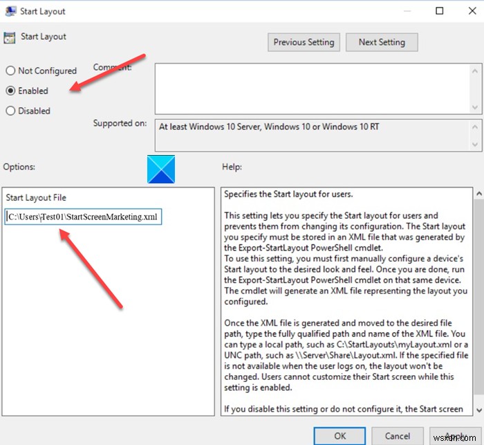 .xml 파일을 교체하여 Windows 10 시작 레이아웃을 사용자 지정하는 방법 