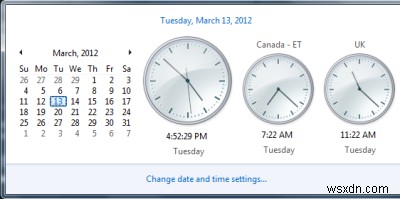 Windows 11/10에서 작업 표시줄에 여러 시계를 표시하는 방법 