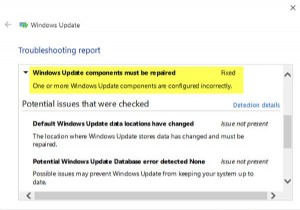 Windows 업데이트 구성 요소는 Windows 11/10에서 오류를 복구해야 합니다. 