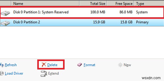 Windows에서 디스크의 파티션을 포맷할 수 없음 – 오류 코드 0x80070057 