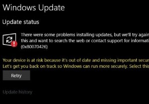 Microsoft Store 및 Windows 업데이트에 대한 오류 0x80070426 수정 