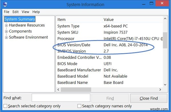 Windows 11/10에서 BIOS 버전을 확인하는 방법 