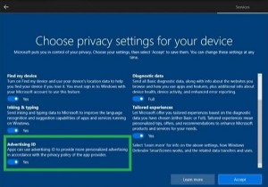 Windows 11/10에서 타겟 광고를 비활성화하려면 광고 ID 끄기 