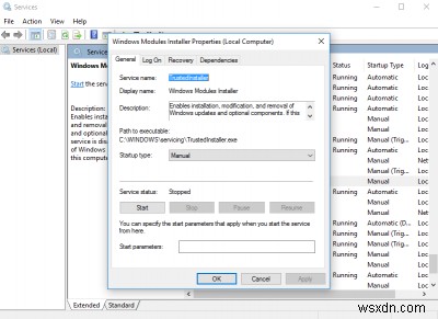Windows 모듈 설치 프로그램 작업자(TiWorker.exe) 높은 CPU 및 디스크 사용량 