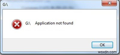 Windows 11/10에서 응용 프로그램을 찾을 수 없음 오류 