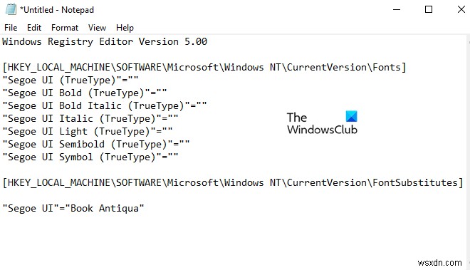 Windows 11/10에서 기본 시스템 글꼴을 변경하는 방법 