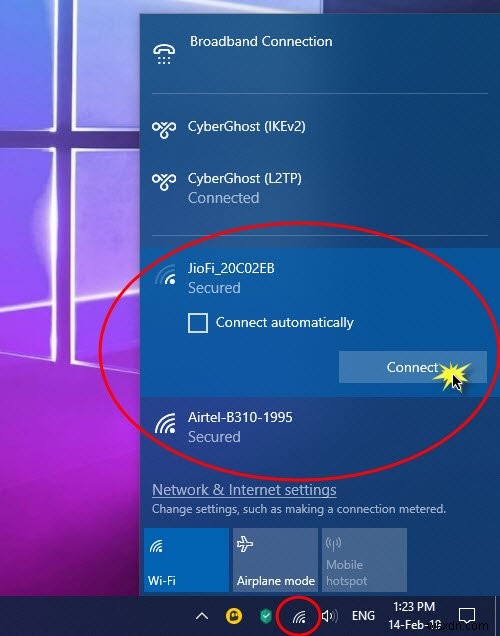 Windows 11/10에서 인터넷 연결을 설정하는 방법 