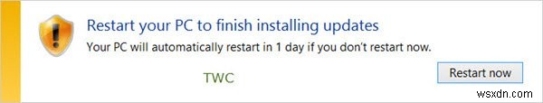Windows 업데이트 후 Windows 11/10이 자동으로 다시 시작되지 않도록 중지 