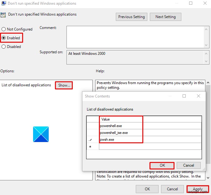 Windows 11/10에서 PowerShell을 비활성화하는 방법 