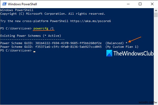 Windows 11/10에서 활성 전원 관리 옵션을 보는 방법 