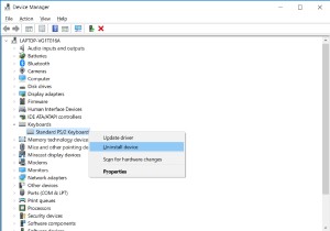 Windows 11/10에서 노트북 키보드가 입력되지 않고 작동하지 않음 