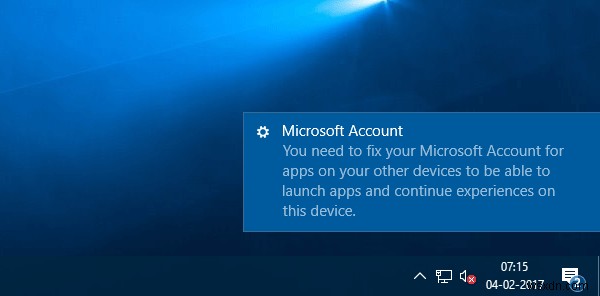 Windows 11/10에서 앱용 Microsoft 계정 오류를 수정해야 합니다. 