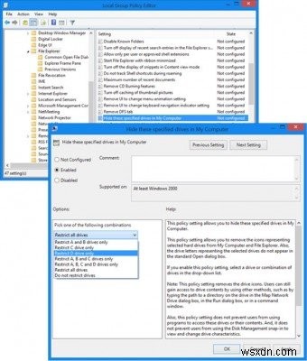 Windows 11/10에서 드라이브를 숨기는 방법 