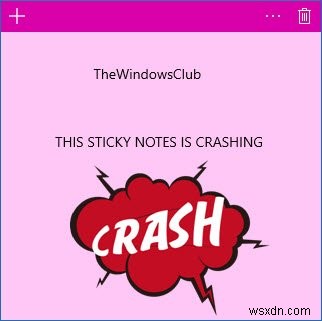 Windows 11/10에서 스티커 메모가 충돌하고 작동이 중지됨 