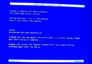 Windows 메모리 진단 도구가 멈추는 문제 해결 방법