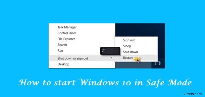 안전 모드에서 Windows를 부팅하거나 시작하는 방법 – Windows 11/10 
