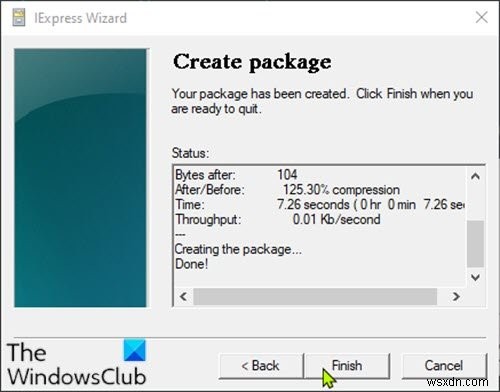 Windows 10에서 IExpress를 사용하여 PowerShell 스크립트(PS1) 파일을 EXE로 변환하는 방법 