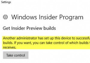 Windows Insider  다른 관리자가 빌드를 수신하도록 이 디바이스를 설정했습니다  오류 해결 방법