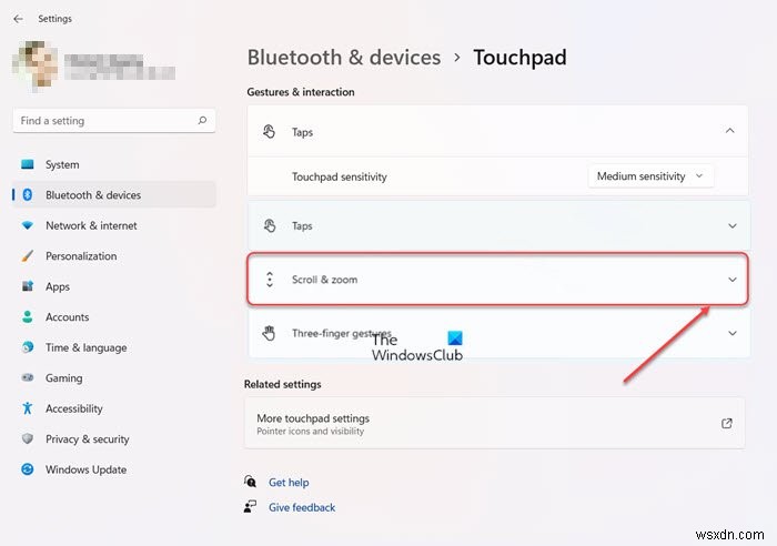 Windows 11/10에서 마우스 및 터치패드 스크롤 방향을 반대로 하는 방법 