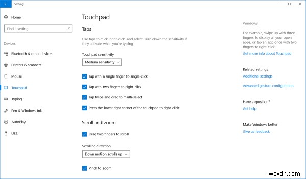 Windows 11/10에서 Precision 터치패드 설정 활성화, 구성 및 사용 
