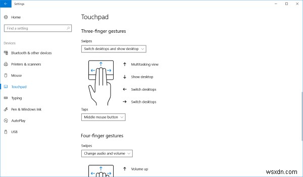 Windows 11/10에서 Precision 터치패드 설정 활성화, 구성 및 사용 