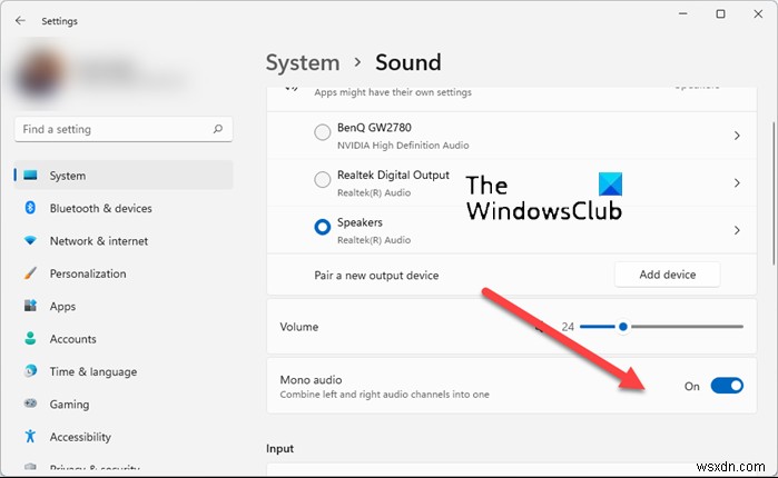 Windows 11/10에서 모노 오디오를 활성화하는 방법 