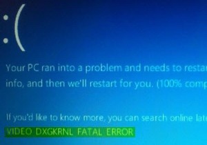 Windows 11/10에서 VIDEO_DXGKRNL_FATAL_ERROR 수정 