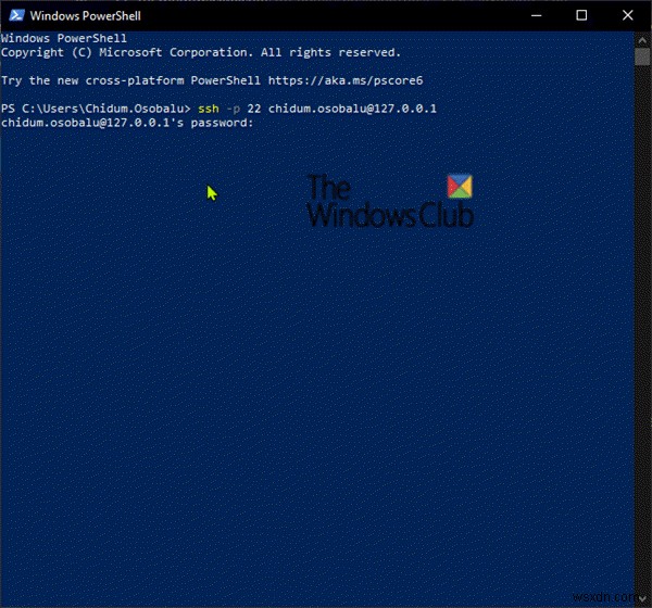 Windows 11/10에 OpenSSH 클라이언트 및 서버 설치 및 구성 