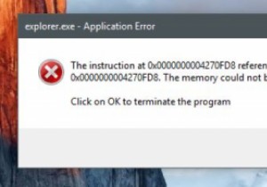Windows 11/10에서 Explorer.exe 응용 프로그램 오류 수정 